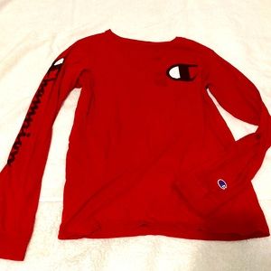 Champion red full sleeve shirt